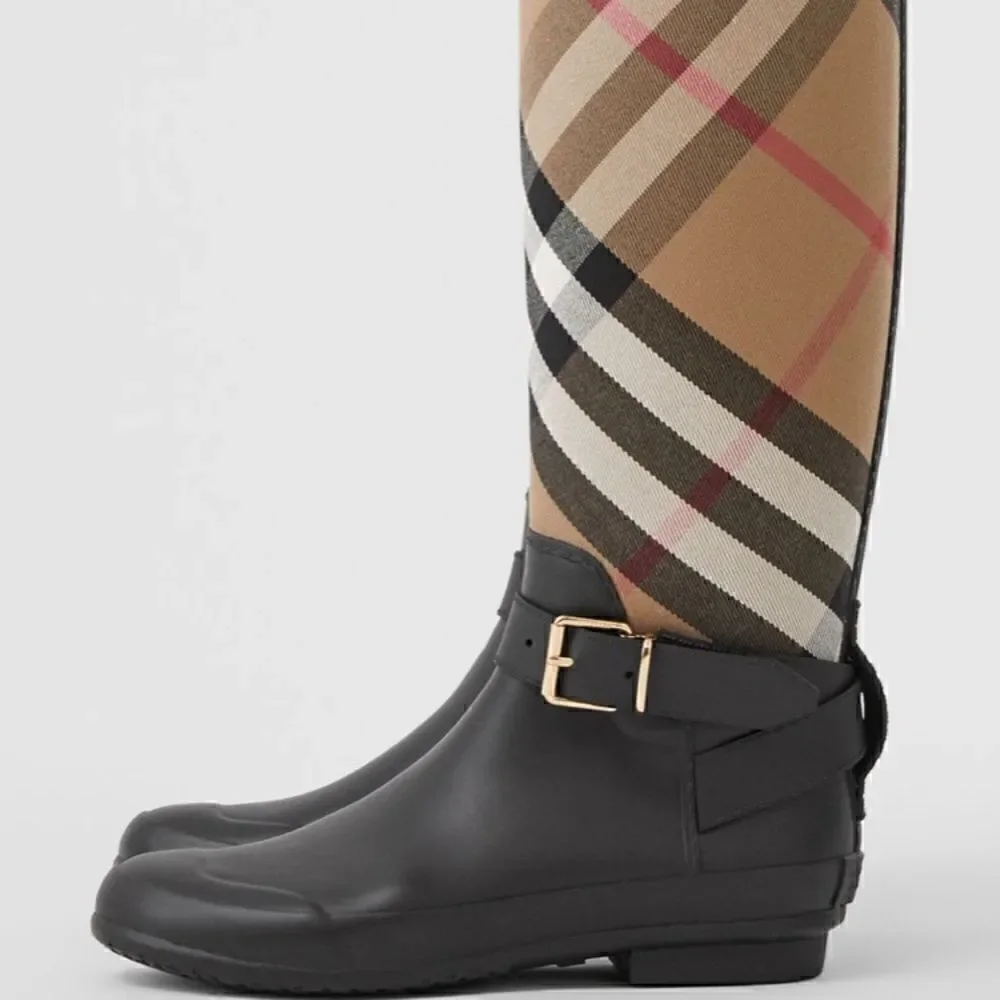 Burberry Rain-boots Nova Check & Rubber Size: 37